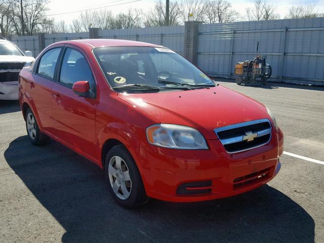 KL1TD5DE3BB127327 - 2011 CHEVROLET AVEO RED photo 1