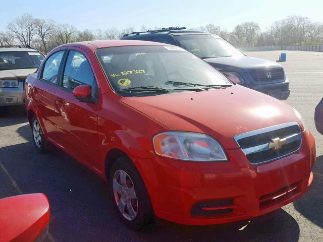 KL1TD5DE3BB127327 - 2011 CHEVROLET AVEO RED photo 2