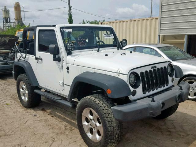 1C4AJWAG5CL273051 - 2012 JEEP WRANGLER S WHITE photo 1