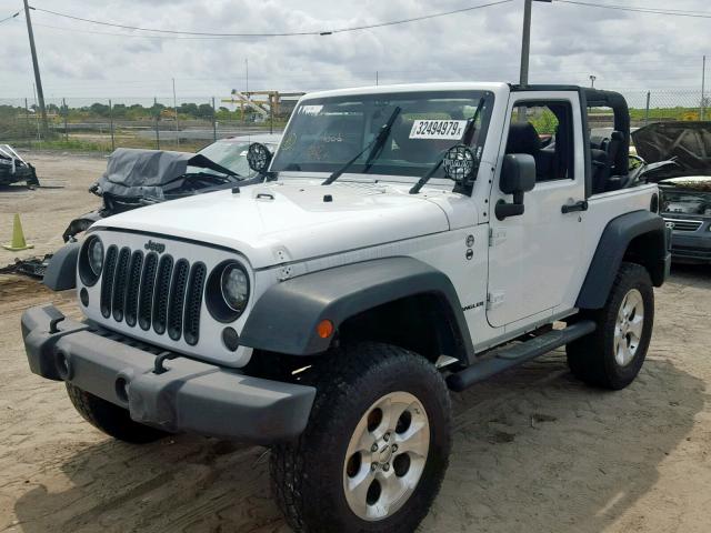 1C4AJWAG5CL273051 - 2012 JEEP WRANGLER S WHITE photo 2