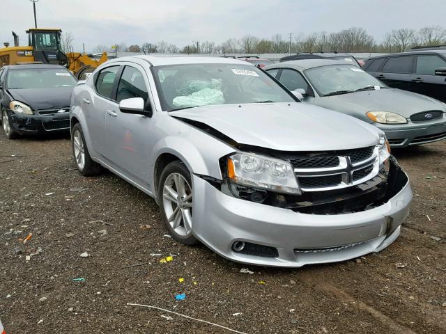 1B3BD1FG4BN590847 - 2011 DODGE AVENGER MA SILVER photo 1