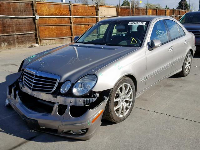 WDBUF56X97B072586 - 2007 MERCEDES-BENZ E 350 BEIGE photo 2