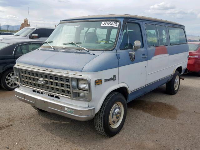 CGM36A4121064 - 1980 CHEVROLET VAN BLUE photo 2