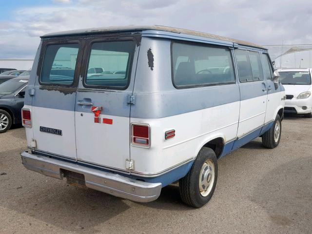 CGM36A4121064 - 1980 CHEVROLET VAN BLUE photo 4