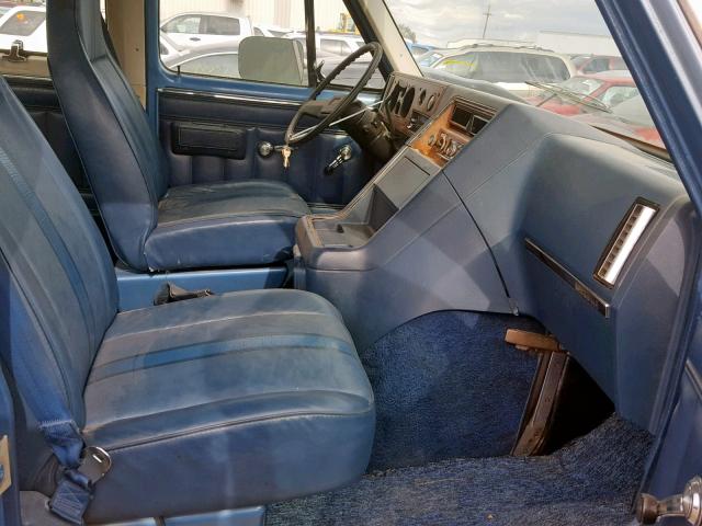 CGM36A4121064 - 1980 CHEVROLET VAN BLUE photo 5