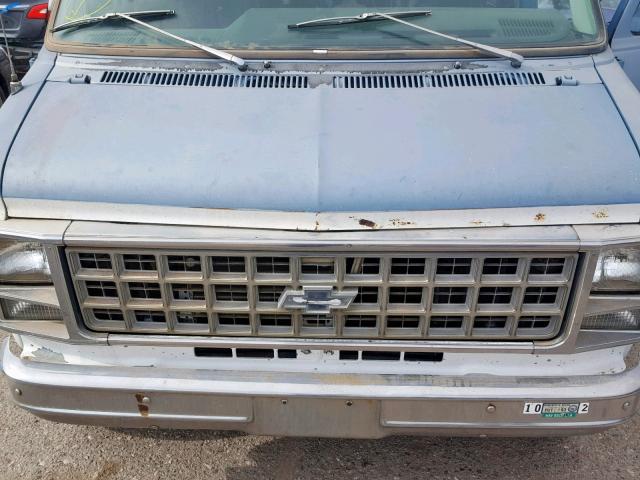 CGM36A4121064 - 1980 CHEVROLET VAN BLUE photo 7