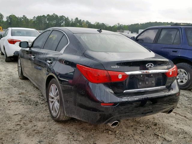 JN1BV7AP2FM357165 - 2015 INFINITI Q50 BASE BLACK photo 3