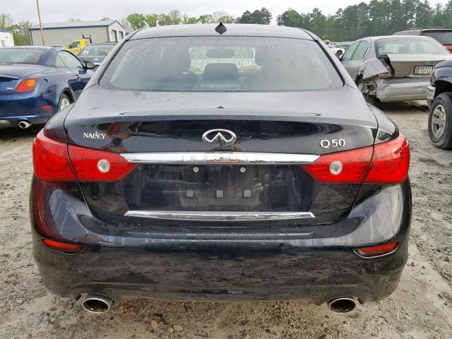 JN1BV7AP2FM357165 - 2015 INFINITI Q50 BASE BLACK photo 9