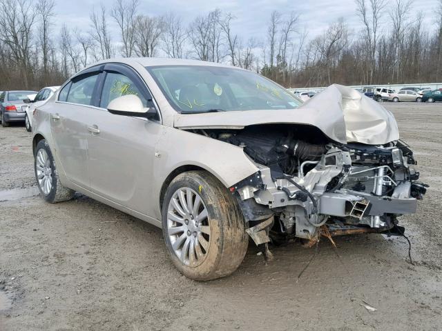 2G4GN5EC8B9182745 - 2011 BUICK REGAL CXL TAN photo 1