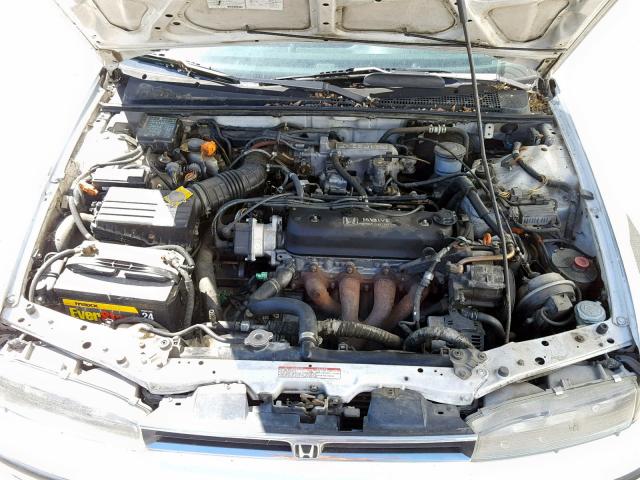 1HGCB7274NA015257 - 1992 HONDA ACCORD EX WHITE photo 7