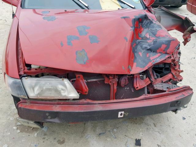 1N4AB42D3TC518005 - 1996 NISSAN 200SX BASE RED photo 7