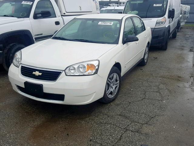 1G1ZS58N77F292406 - 2007 CHEVROLET MALIBU LS WHITE photo 2