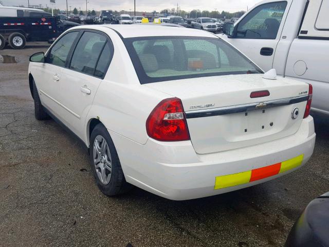 1G1ZS58N77F292406 - 2007 CHEVROLET MALIBU LS WHITE photo 3