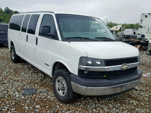 1GAHG39U431131378 - 2003 CHEVROLET EXPRESS G3 WHITE photo 1