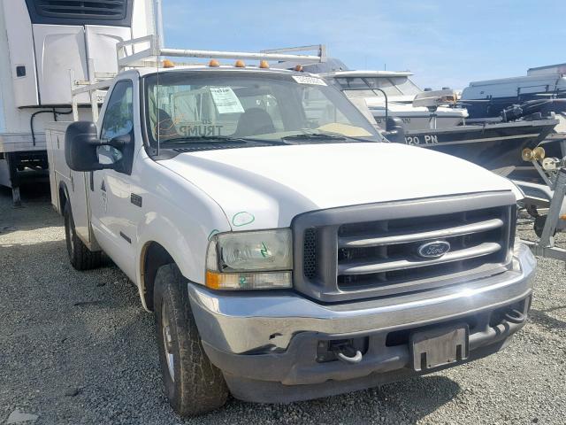 1FDSF34F72EA56784 - 2002 FORD F350 SRW S WHITE photo 1