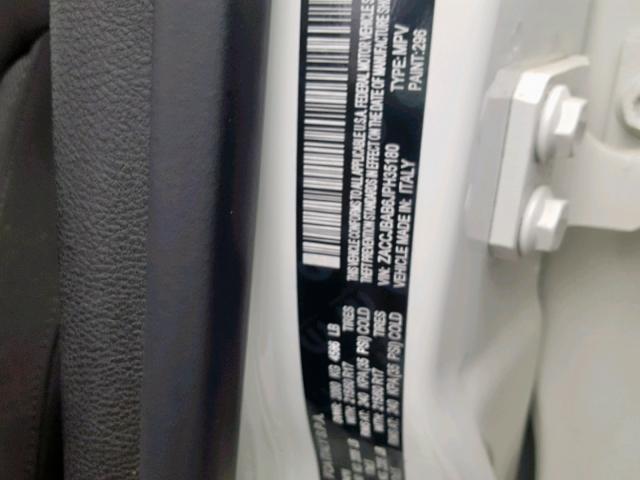 ZACCJBAB6JPH35180 - 2018 JEEP RENEGADE S თეთრი ფოტო 10