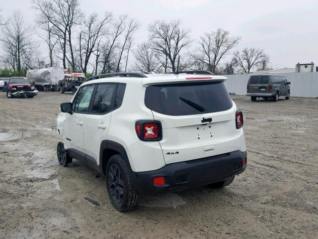 ZACCJBAB6JPH35180 - 2018 JEEP RENEGADE S თეთრი ფოტო 3