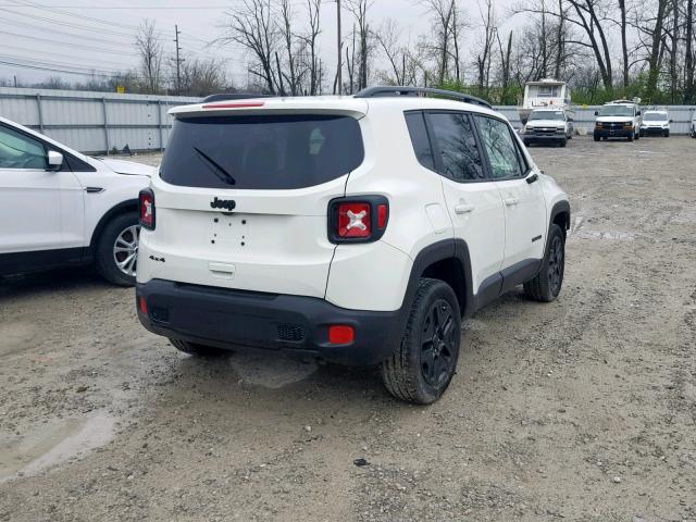 ZACCJBAB6JPH35180 - 2018 JEEP RENEGADE S თეთრი ფოტო 4