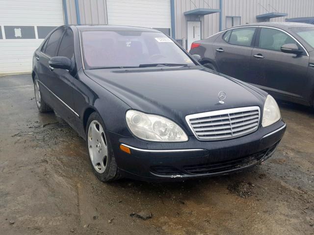 WDBNG76J65A440721 - 2005 MERCEDES-BENZ S 600 BLACK photo 1