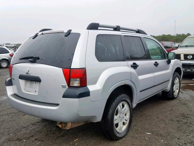 4A4MN21S95E064295 - 2005 MITSUBISHI ENDEAVOR L SILVER photo 4