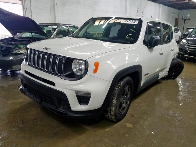 ZACNJAAB5KPK60994 - 2019 JEEP RENEGADE SPORT  photo 2