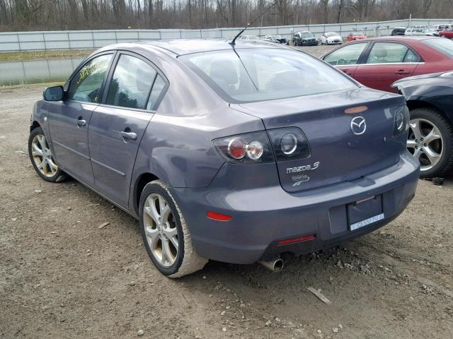 JM1BK32G991224714 - 2009 MAZDA 3 I GRAY photo 3