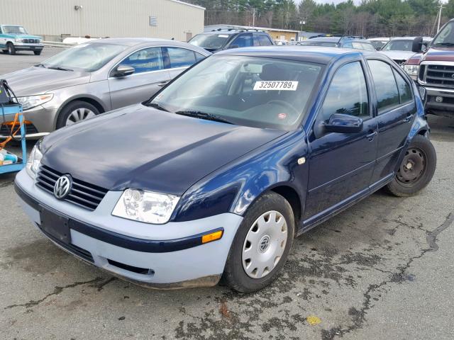 3VWRC29M6XM107302 - 1999 VOLKSWAGEN JETTA GL BLUE photo 2