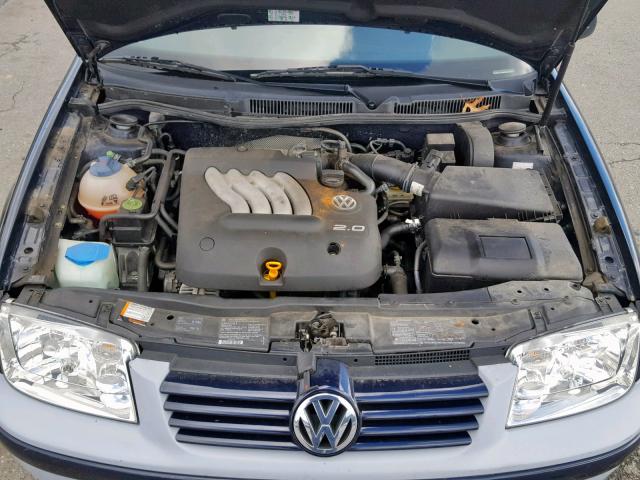 3VWRC29M6XM107302 - 1999 VOLKSWAGEN JETTA GL BLUE photo 7