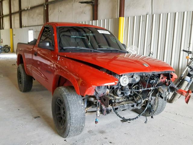 1B7GG26X01S133423 - 2001 DODGE DAKOTA RED photo 1