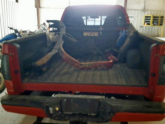 1B7GG26X01S133423 - 2001 DODGE DAKOTA RED photo 6