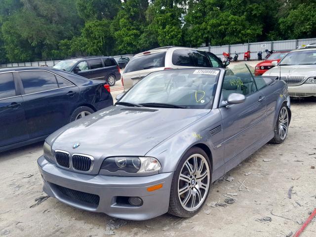 WBSBR93464PK05796 - 2004 BMW M3 SILVER photo 2