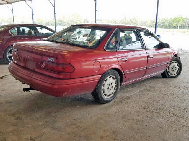 1FALP52U9SA313153 - 1995 FORD TAURUS GL BURGUNDY photo 4