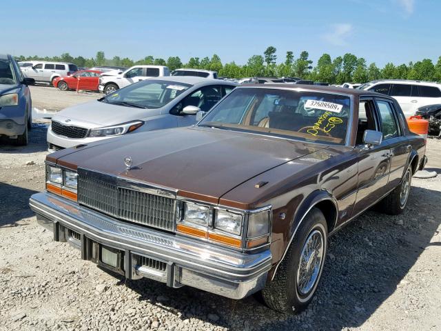 6S69N99467452 - 1979 CADILLAC SEVILLE BROWN photo 2