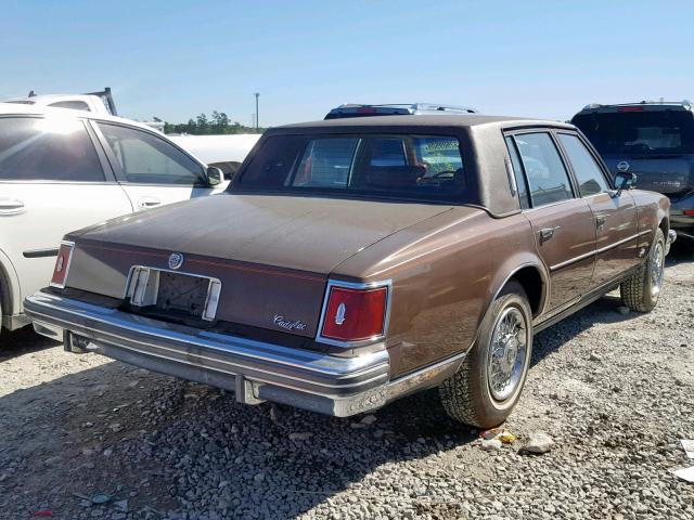 6S69N99467452 - 1979 CADILLAC SEVILLE BROWN photo 4