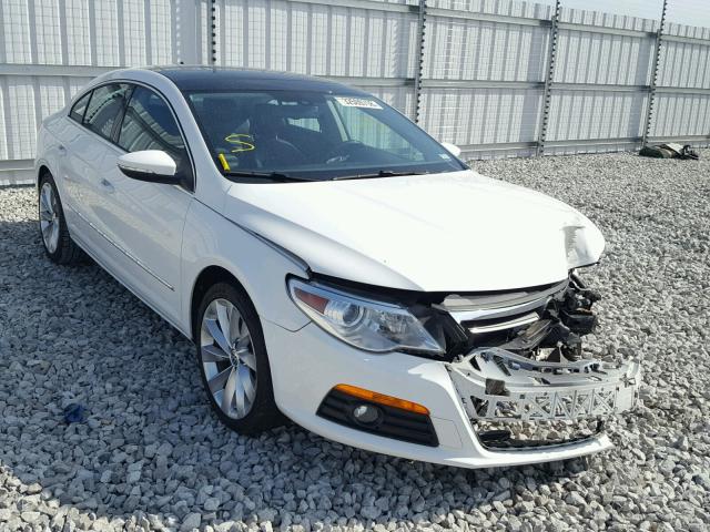 WVWHN7AN2CE540285 - 2012 VOLKSWAGEN CC LUXURY WHITE photo 1