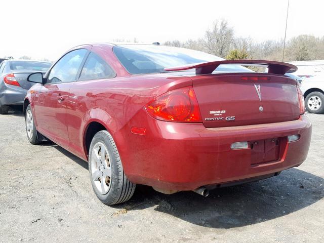 1G2AS18H497116812 - 2009 PONTIAC G5 RED photo 3