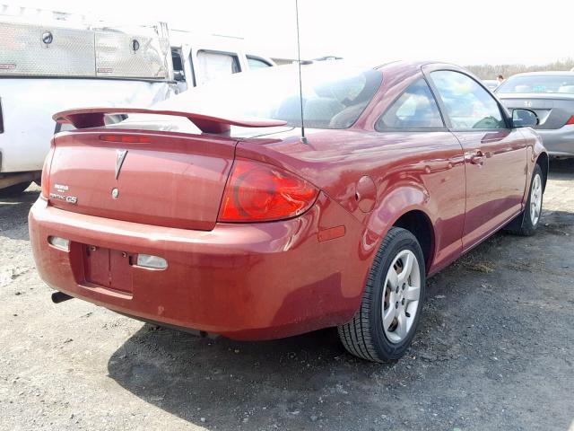 1G2AS18H497116812 - 2009 PONTIAC G5 RED photo 4