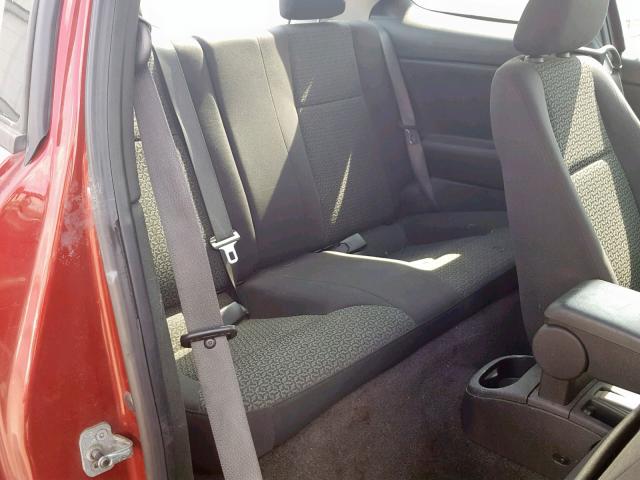 1G2AS18H497116812 - 2009 PONTIAC G5 RED photo 6