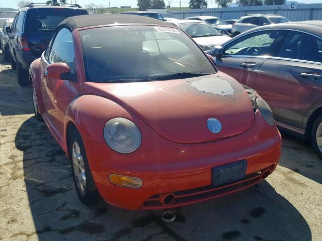 3VWCK21Y53M307203 - 2003 VOLKSWAGEN NEW BEETLE Narıncı foto 1