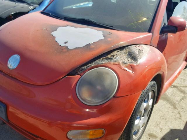 3VWCK21Y53M307203 - 2003 VOLKSWAGEN NEW BEETLE Narıncı foto 9