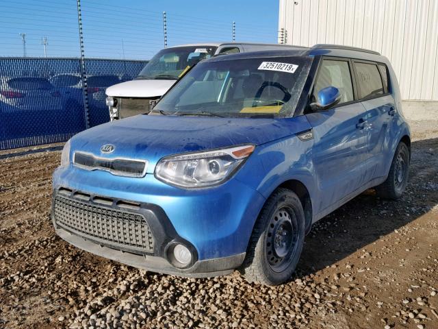 KNDJX3A54G7383079 - 2016 KIA SOUL ! BLUE photo 2