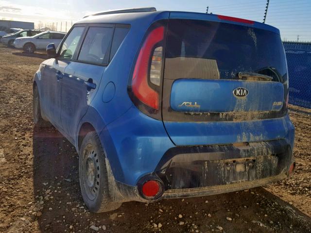 KNDJX3A54G7383079 - 2016 KIA SOUL ! BLUE photo 3