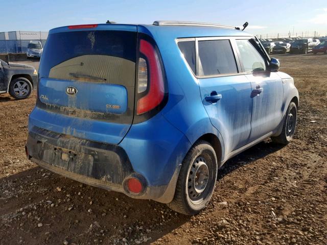 KNDJX3A54G7383079 - 2016 KIA SOUL ! BLUE photo 4