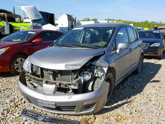 3N1BC1CPXCK247069 - 2012 NISSAN VERSA S GRAY photo 2