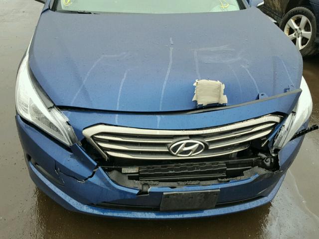 5NPE34AF2FH013173 - 2015 HYUNDAI SONATA SPO BLUE photo 7