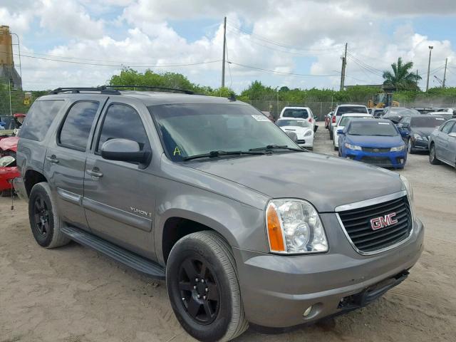 1GKEC23319R178463 - 2009 GMC YUKON SLE GRAY photo 1