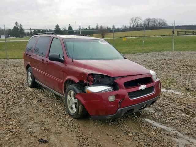 1GNDV23L25D291872 - 2005 CHEVROLET UPLANDER L 勃艮第红 照片 1