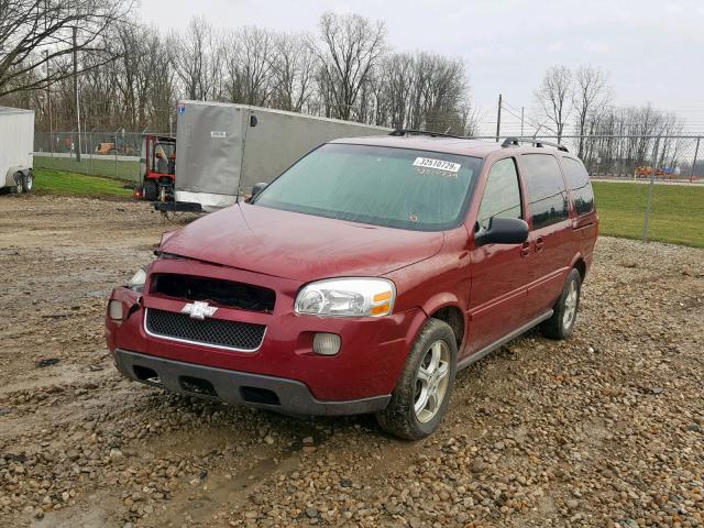 1GNDV23L25D291872 - 2005 CHEVROLET UPLANDER L 勃艮第红 照片 2