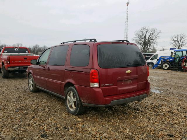 1GNDV23L25D291872 - 2005 CHEVROLET UPLANDER L 勃艮第红 照片 3