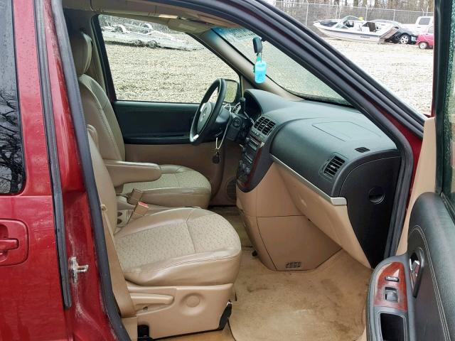 1GNDV23L25D291872 - 2005 CHEVROLET UPLANDER L 勃艮第红 照片 5